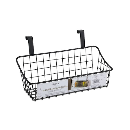 Bklyn Steel Co. Checkered Wire Over The Cabinet Basket - Small - Black Powder 45551